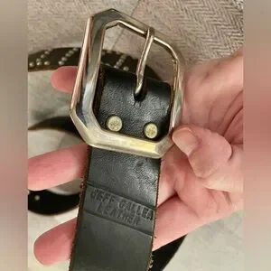 Vintage Size 28 Von Dutch Black Studded Jeff Gallea Leather Belt Von Dutch | Accessories | Vintage Size 28 Von Dutch Black  main image 3